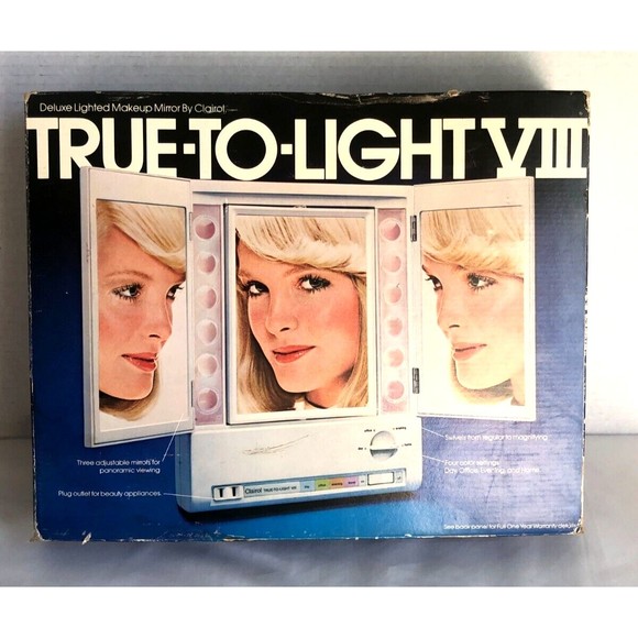 Clairol Bath Clairol Truetolight Viii Lm8 Lighted Makeup Mirror W